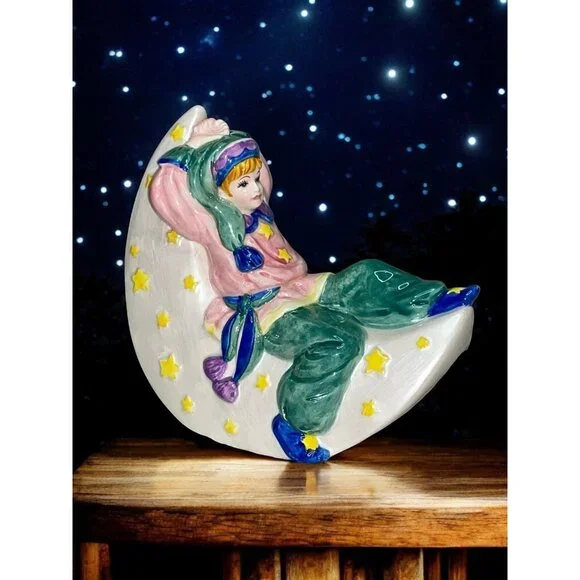 1994 Schmid Yamada Originals Swinging on a Star Hand Painted Music Figurine VTG - Picture 1 of 5